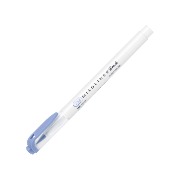 Viết Cọ Nhật Mildliner Zebra WFT8-MDB - Xanh Da Trời