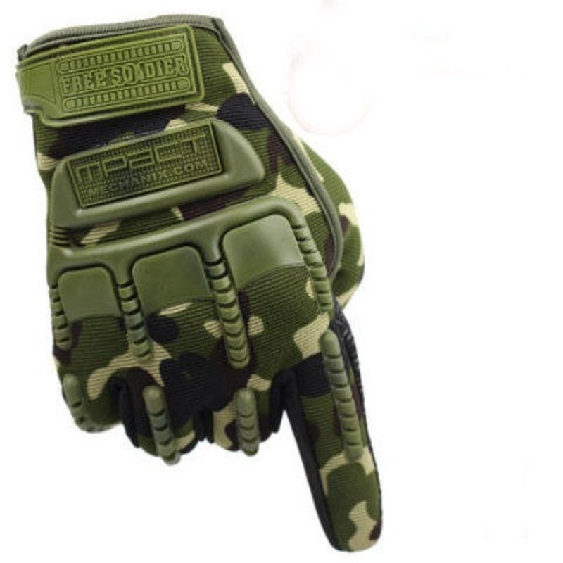 Găng Tay Chiến Thuật Hở Ngón Nam Nữ Đi Xe Đạp Thể Dục Full Ngón Tay Chống Trơn Trượt Chịu Mài Mòn Thoáng Khí Lái Xe Ngoài Trời Xe Đạp Thể Thao găng Tay