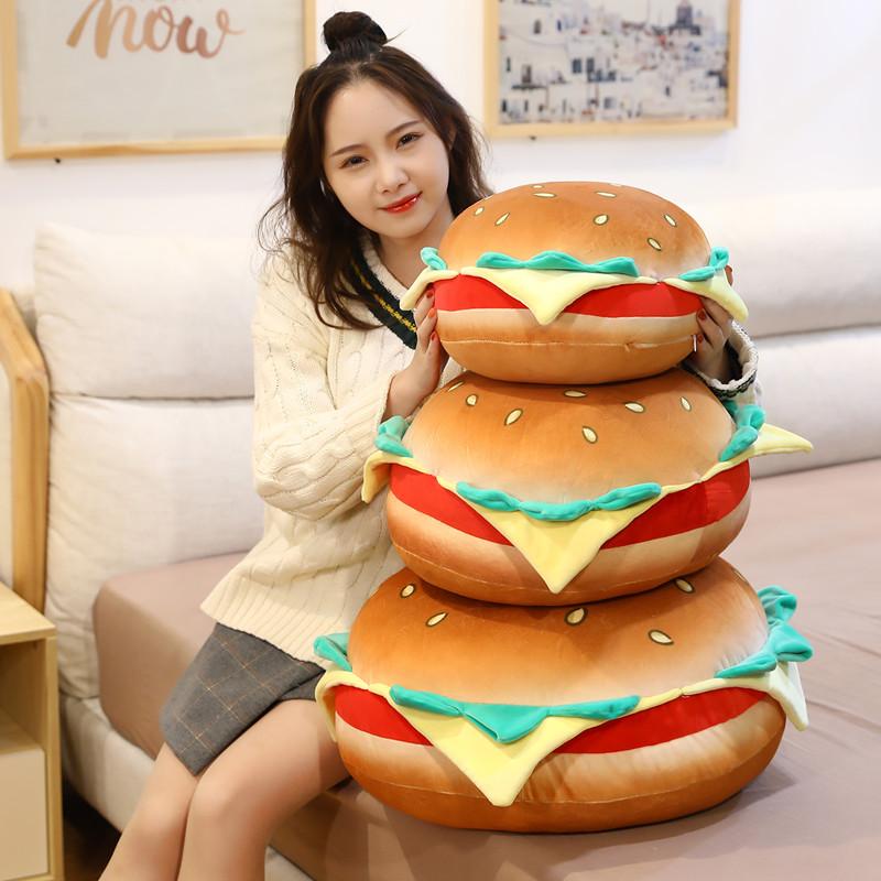 Dễ Thương Mô Phỏng Sang Trọng Đồ Chơi Bánh Hamburger Nhồi Bông Ngộ Nghĩnh Thực Phẩm Gối Đệm Trẻ Em Đồ Chơi Quà Tặng Sinh Nhật Sáng Tạo Trang Trí