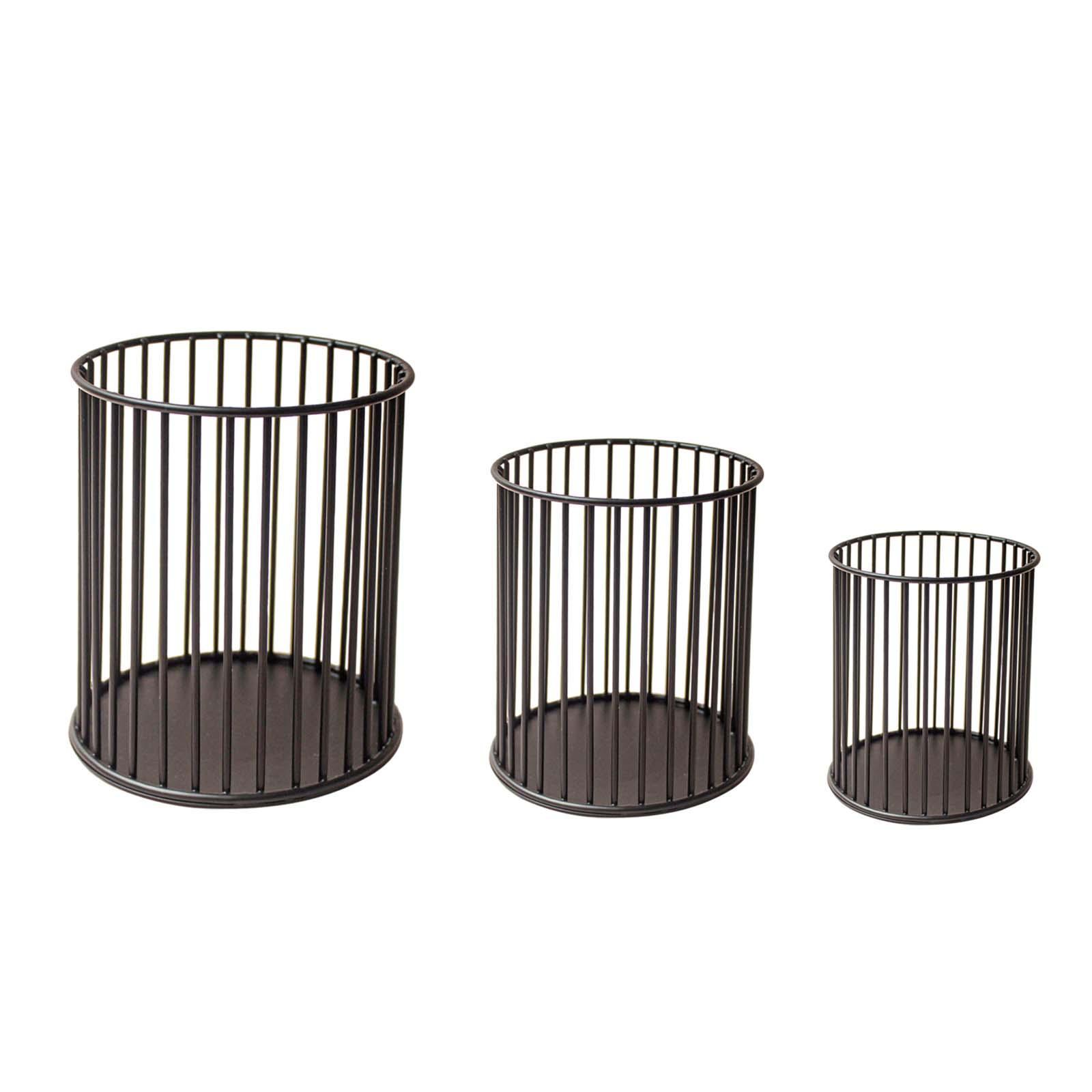 Decorative Candles Holder, Iron Wire Candlestick Holder, Pen Organizer Box Rustic Metal Tealight Candle Holder, for Desktop
