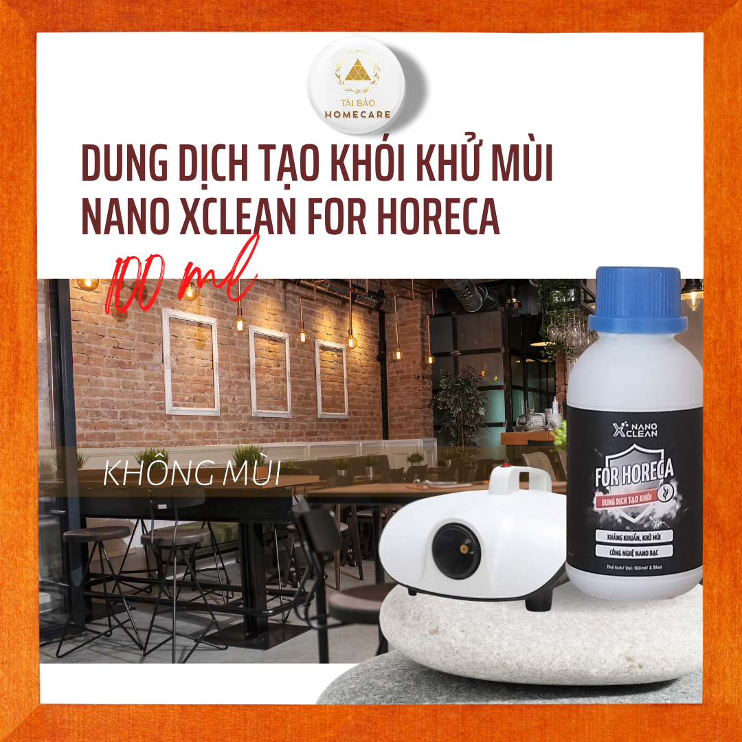 Dung dịch tạo khói khử mùi Nano Xclean For Horeca 100ml