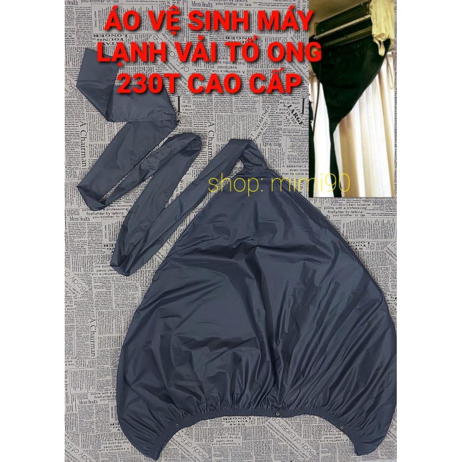 Áo Trùm Túi Xịt Vệ Sinh Máy Lạnh - Bạt bảo dưỡng điều hòa treo tường LOẠI CAO CẤP