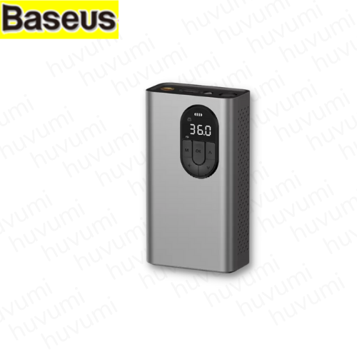 Máy bơm lốp xe hơi Baseus Energy Source Inflator Wireless Intelligent Air Pump Pin sạc 2400mAh, theo dõi áp suất, 5-150 psi