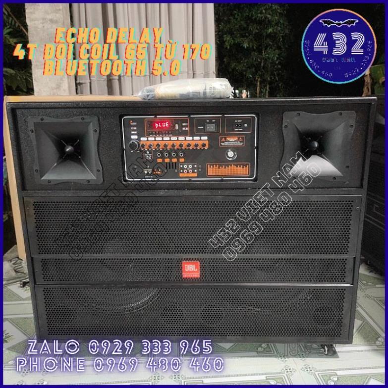 LOA KARAOKE KÉO 4 TẤC ĐÔI COIL 75 ĐẦY ĐỦ PHỤ KIỆN MICRO KIM LOẠI