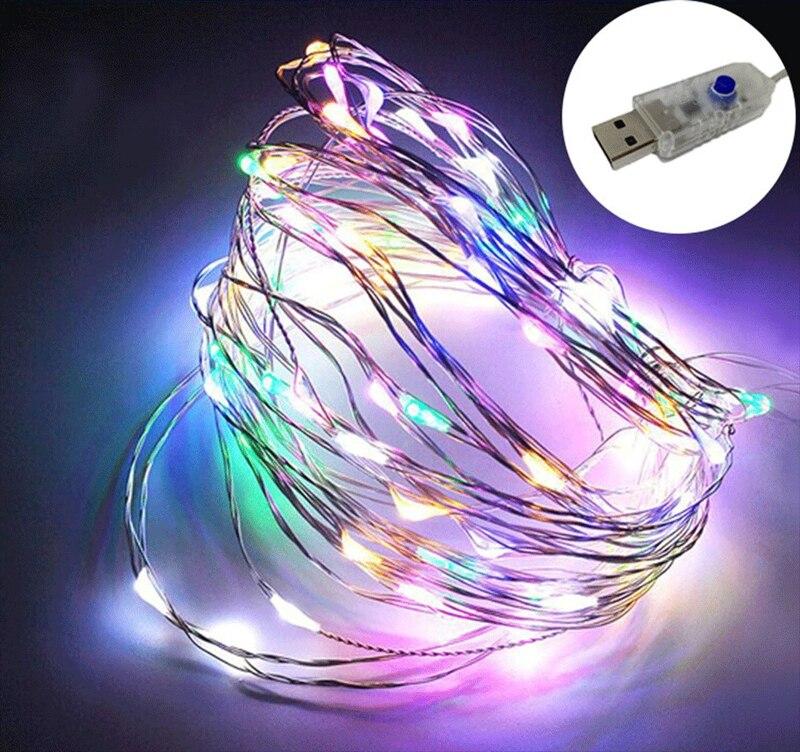 Dây Đèn Led Trang Trí Dc5V Usb 10m Điều Khiển Từ Xa