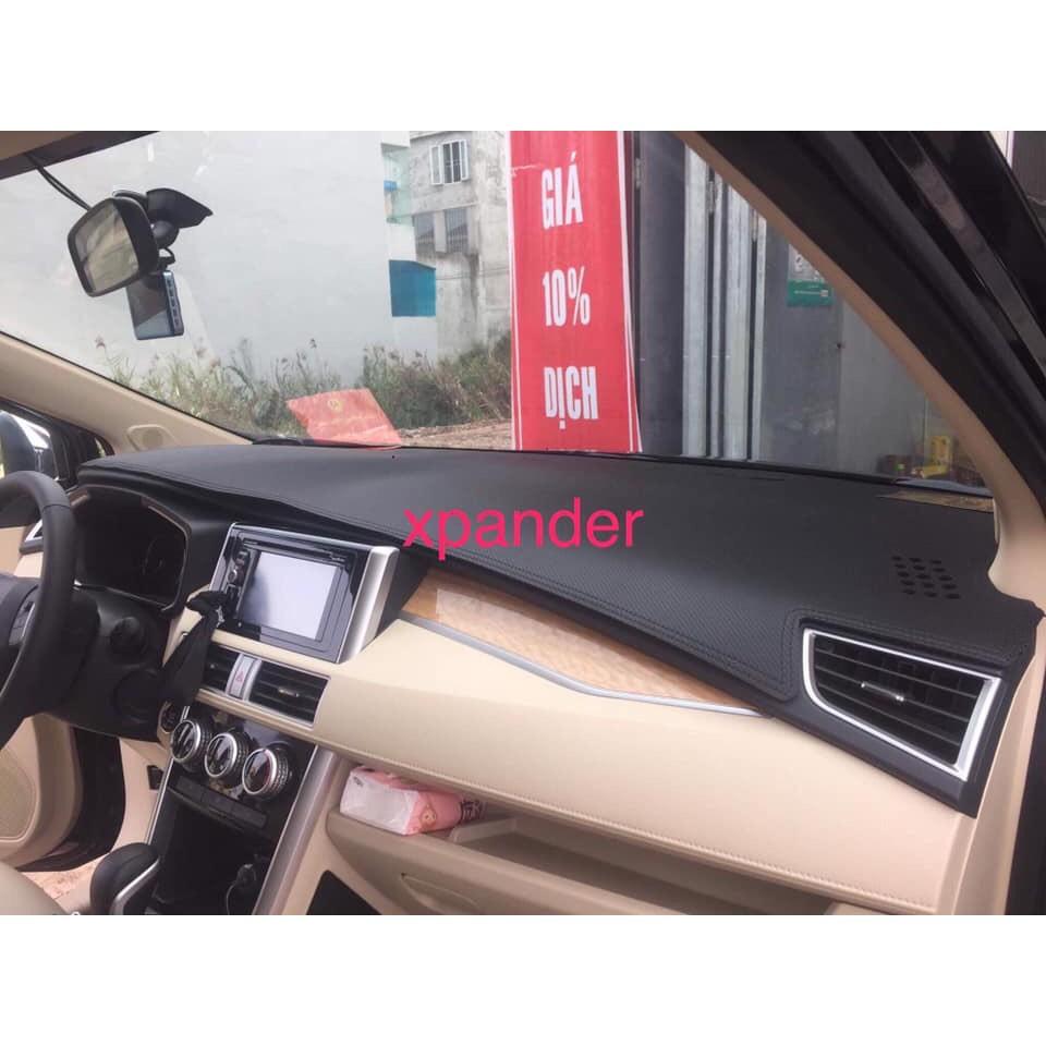 Thảm taplo da vân carbon cao cấp xe Xpander 2019 - 2022