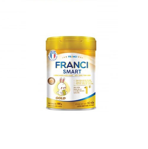 Sữa công thức FRANCI SMART GOLD 1+ lon 800g – Siêu trí tuệ – Mắt tinh anh