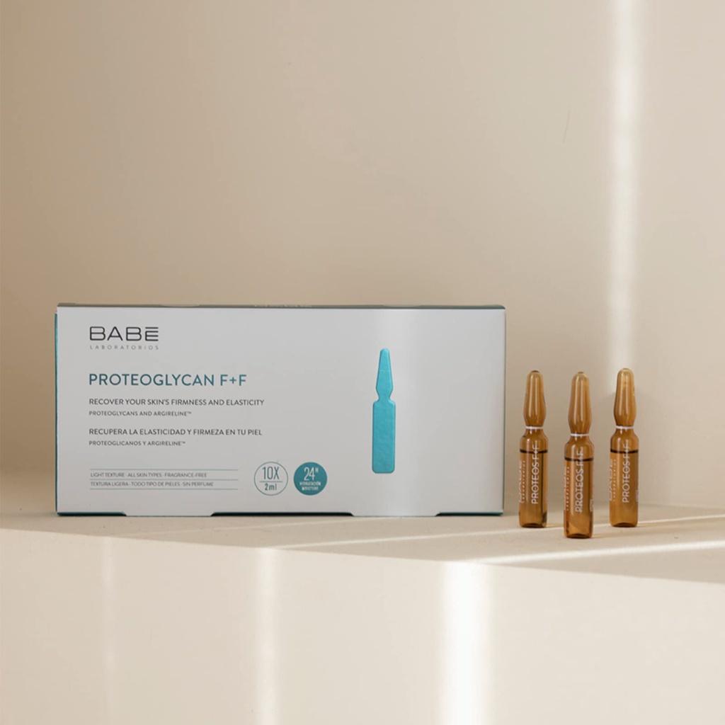 Huyết thanh bổ sung collagen & hyaluronic trẻ hóa da tức thì Babe Ampoules Proteoglycan F+F 10 *2ml