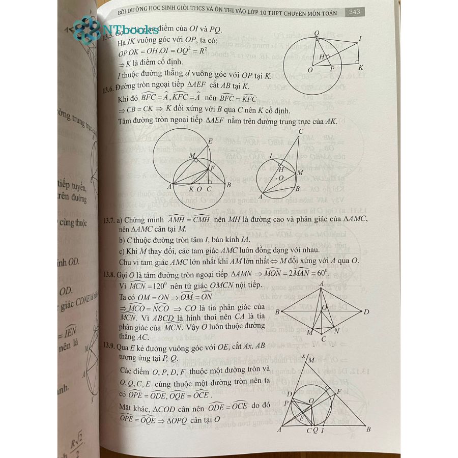 Sách Bồi Dưỡng Học Sinh Giỏi THCS Và Ôn Thi Vào Lớp 10 THPT Chuyên Môn Toán