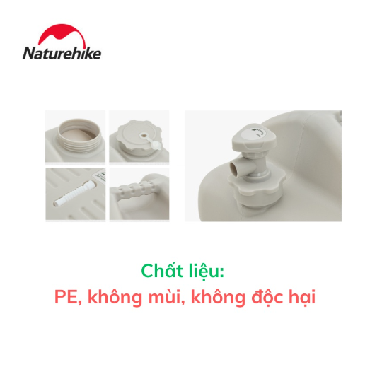 Bình/Can nước dã ngoại NatureHike NH16S012-T