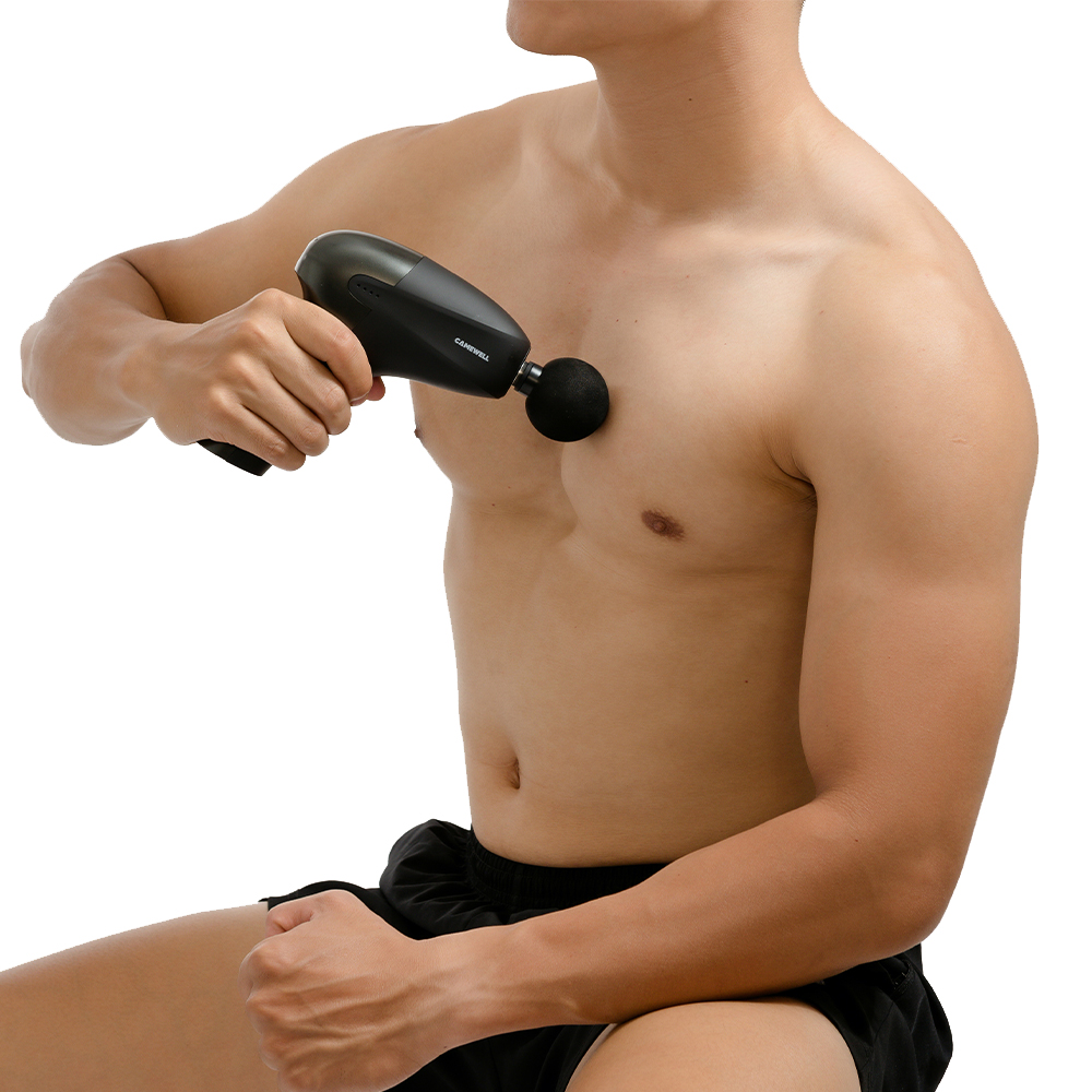 Máy massage cầm tay CameWell, máy massage toàn thân trị liệu cổ vai gáy 4 đầu 5 chế độ, pin 2600 mAh dùng liên tục 4h