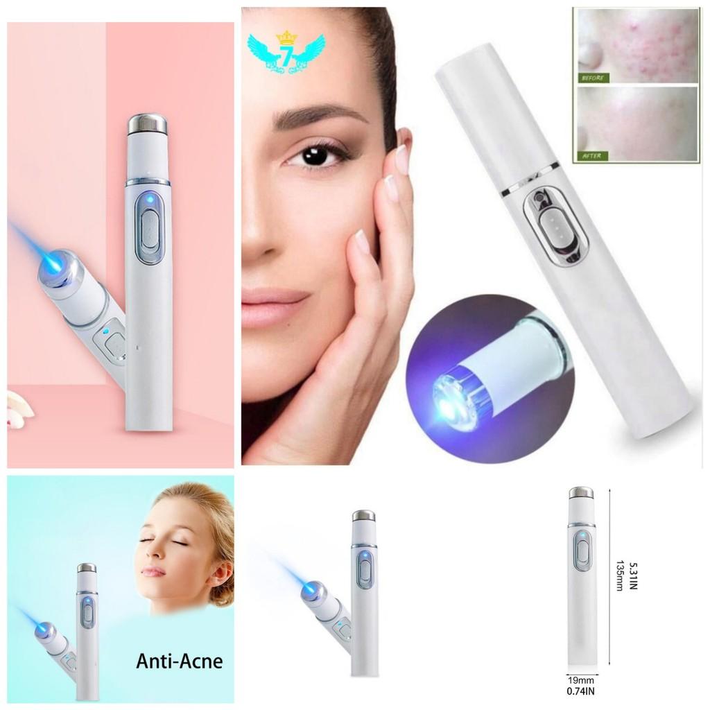 Bút LASER trị mụn xóa sẹo bằng ánh sáng xanh loại tốt an toàn hiệu quả cho làn da sáng đẹp tại nhà