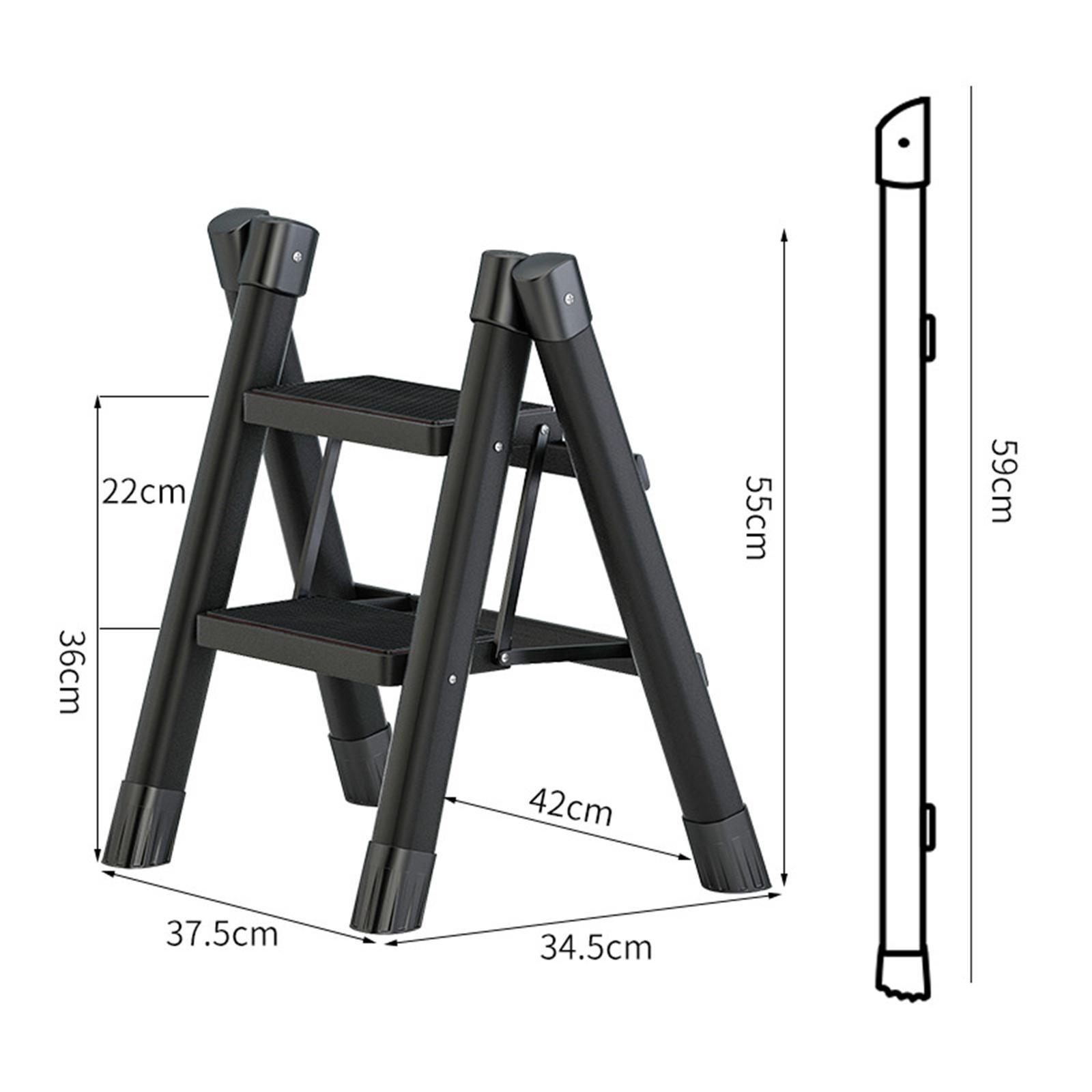 Folding Ladder Stepladder ,Multi Functional Folding Step Stool ,Multi Functional Storage Ladder for Kitchen ,Indoor ,Outdoor