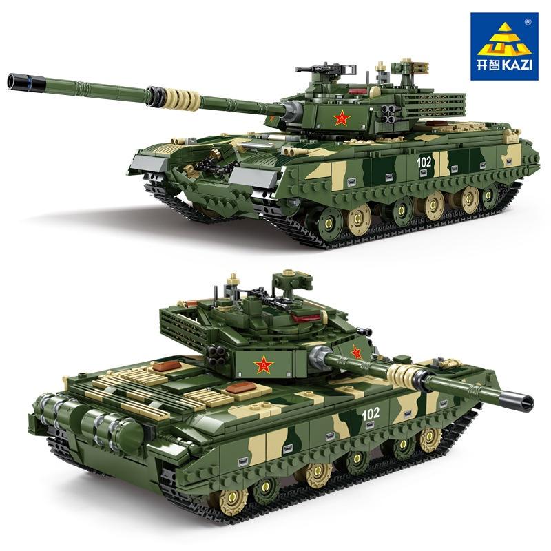 Đồ chơi Lắp ráp Xe Tăng ZTZ99, Kazi KY10010 Battle Tank Xếp hình thông minh, Mô hình xe tăng