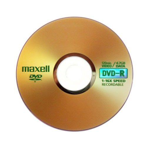 Đĩa DVD trắng Maxell, 1 hộp 10 đĩa, hàng chính hãng, hộp nguyên seal - Hàng chính hãng