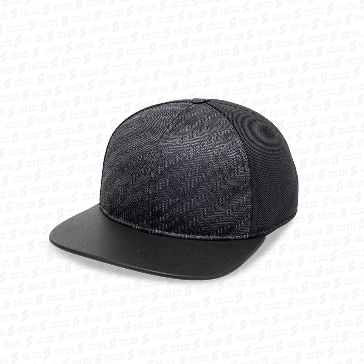 Mũ snapback hiphop nam nữ NÓN SƠN chính hãng MC210BK-XM1