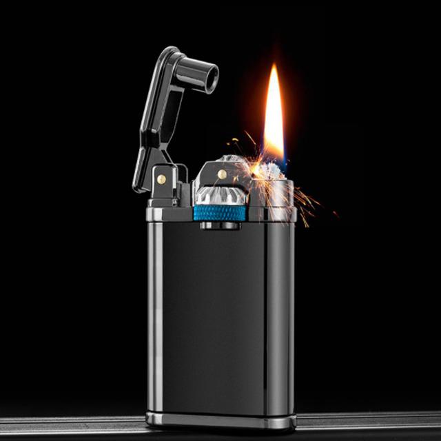 Hột Qụet Bật Lửa Xăng Bấc Đá CF227 Thiết Kế Đẹp Độc Lạ Tiện Dụng - Dùng xăng bấc đá cao cấp