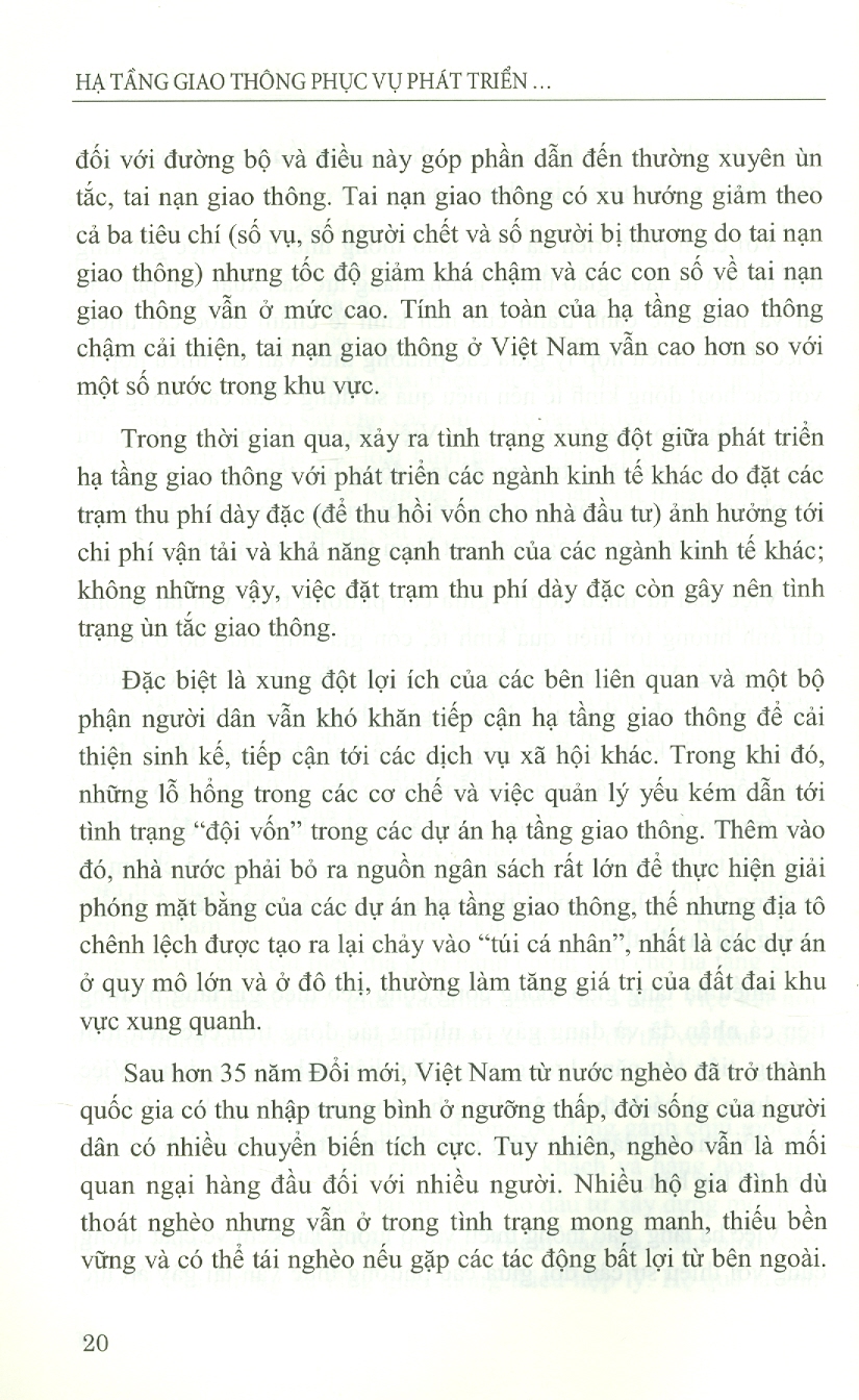 Hạ Tầng Giao Thông Phục Vụ Phát Triển Bền Vững Ở Việt Nam (Sách chuyên khảo) - Viện Kinh Tế Việt Nam - TS. Nguyễn Đình Hòa (Chủ biên)