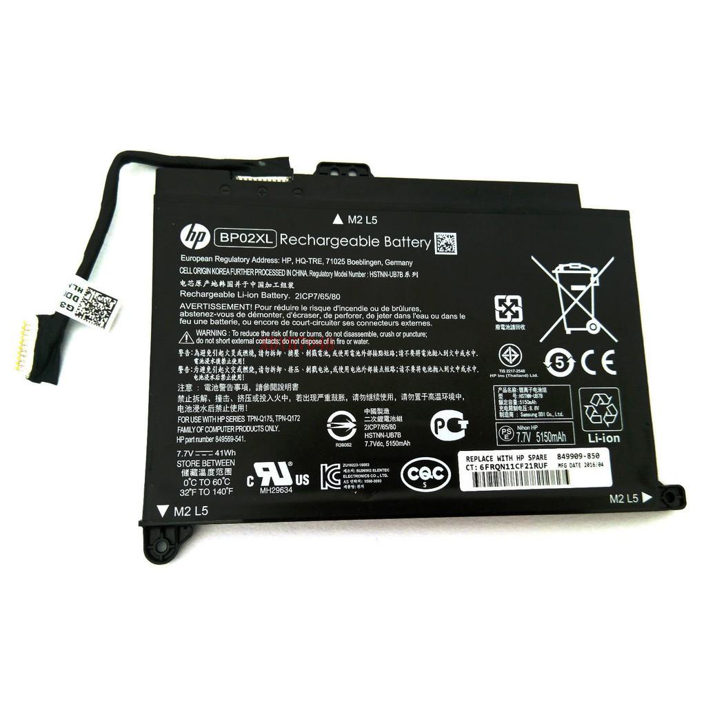 Pin Dùng Cho Laptop HP BP02XL HSTNN-LB7H HSTNN-UB7B,HP Pavilion PC 15 AU010WM,PAVILION 15-AU 15-AU030WM