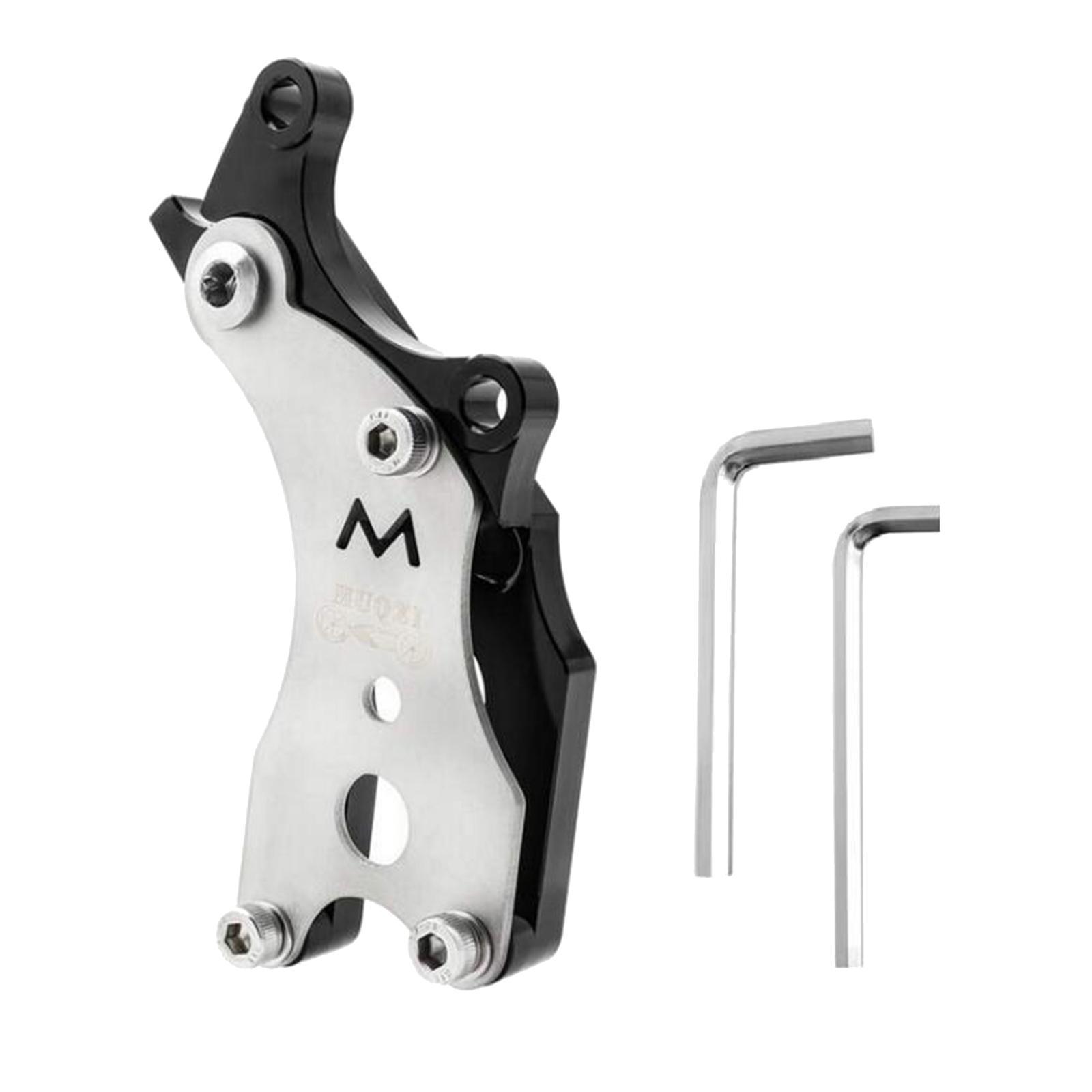 Bike Disc Brake Adapter Bracket Modification Holder Parts Road black