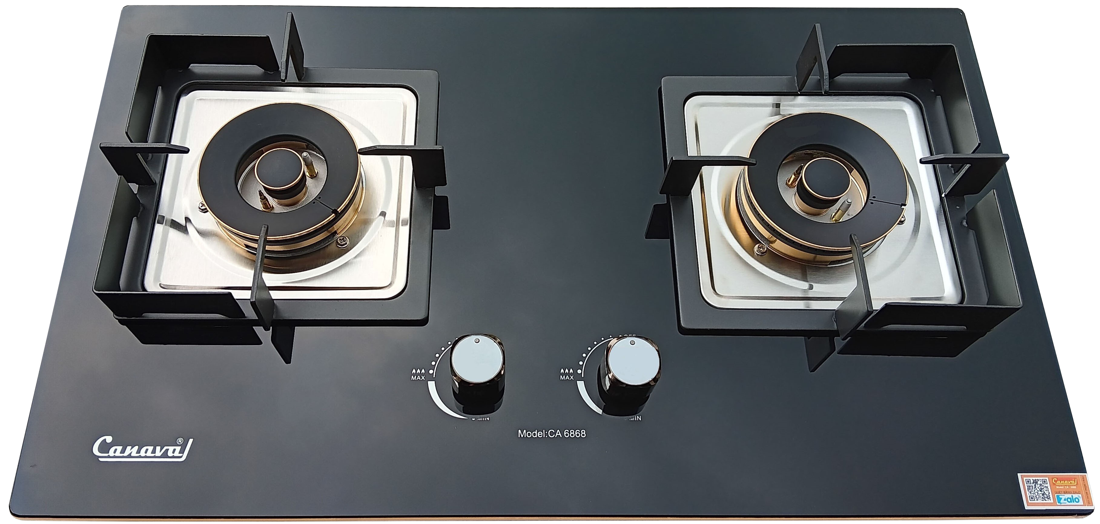 Bếp gas âm 2 lò Canaval CA6868 - Hàng nhập khẩu