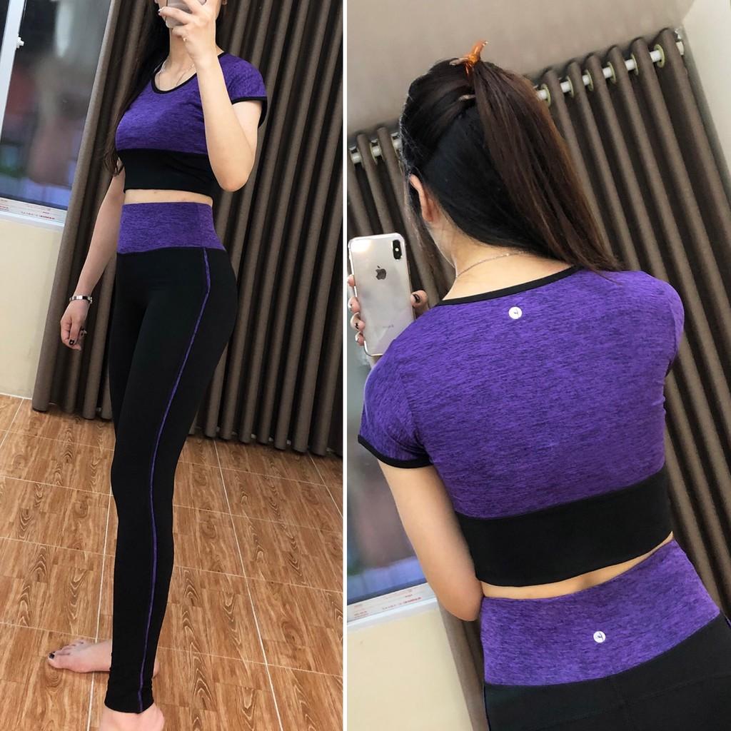 Ảnh Thật 100% -Bộ tập GYM nữ đa năng sale lẻ size S - Set tập yoga nữ siêu rẻ