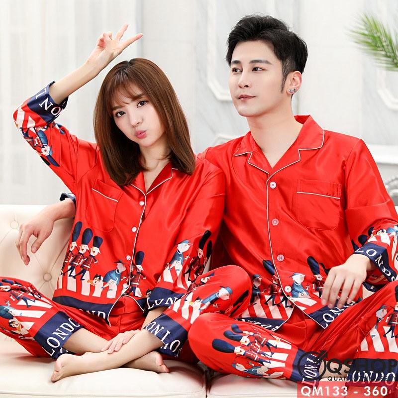 BỘ ĐỒ PIJAMA LÍNH CHÌ QM133