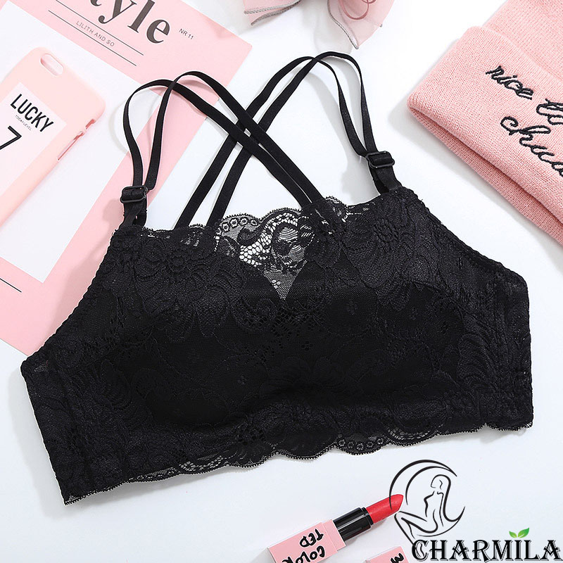 Áo ngực nữ ren Charmila không gọng phong cách đơn giản, thanh lịch mã AN05