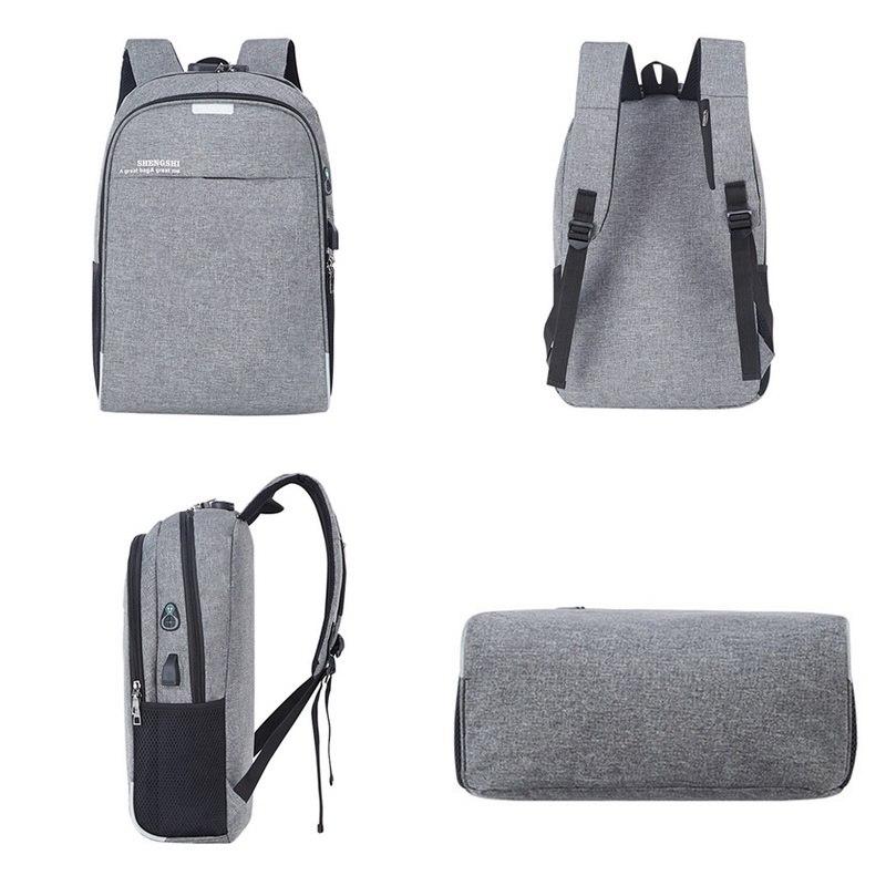Shellnail Chống Nước Laptop Ba Lô Du Lịch Đa Năng Chống Trộm Dành Cho Nam Giới Tính Ba Lô USB Để Sạc Cho Macbook iPad