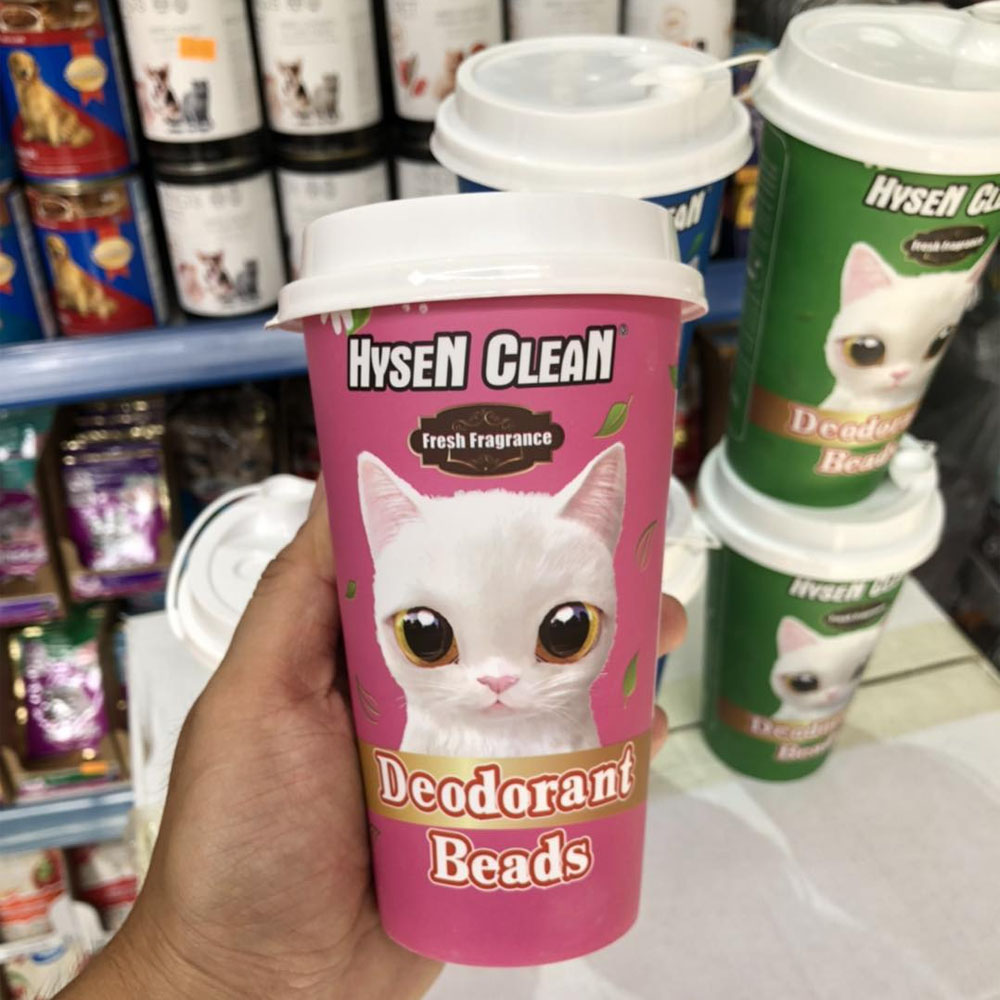 Hạt Khử Mùi Cát Vệ Sinh Cho Mèo Cao Cấp Hysen Clean Đủ Mùi 450g