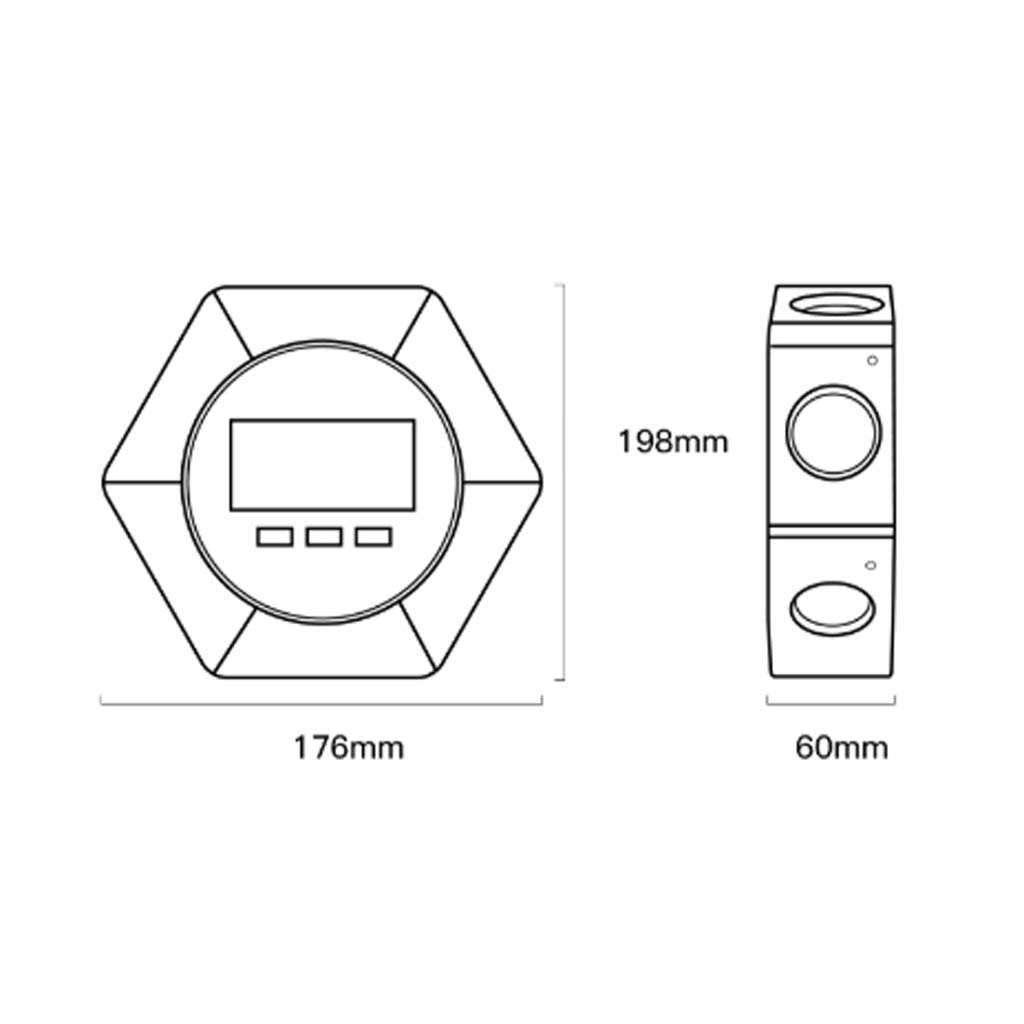 Máy đuổi chuột siêu âm Hi Power <300m2 Ultrasonic Pest Repellent SK-600