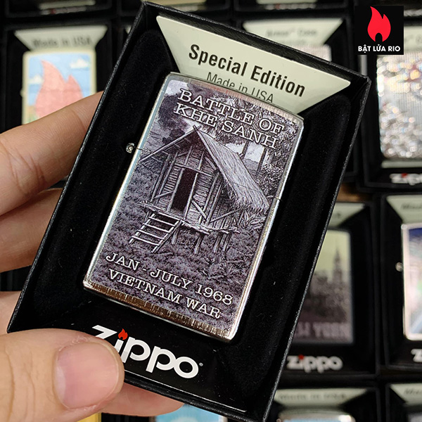 Bật Lửa Zippo 28181 Battle Of Khe Sanh Vietnam