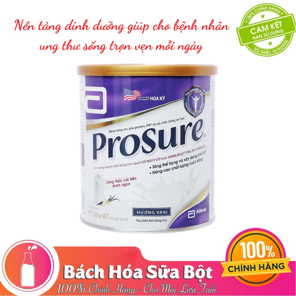 Sữa bột Abbott Prosure dành cho người ung thư 380g