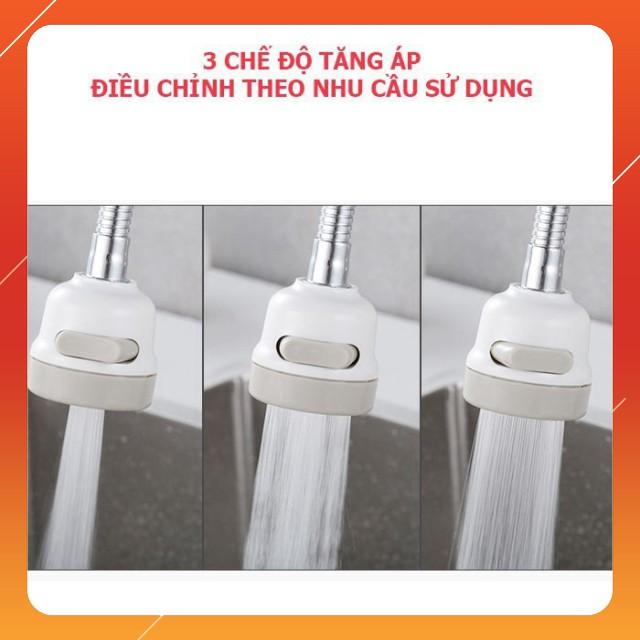 Vòi Nối Tăng Áp Bồn Rửa Bát Xoay 360 Độ