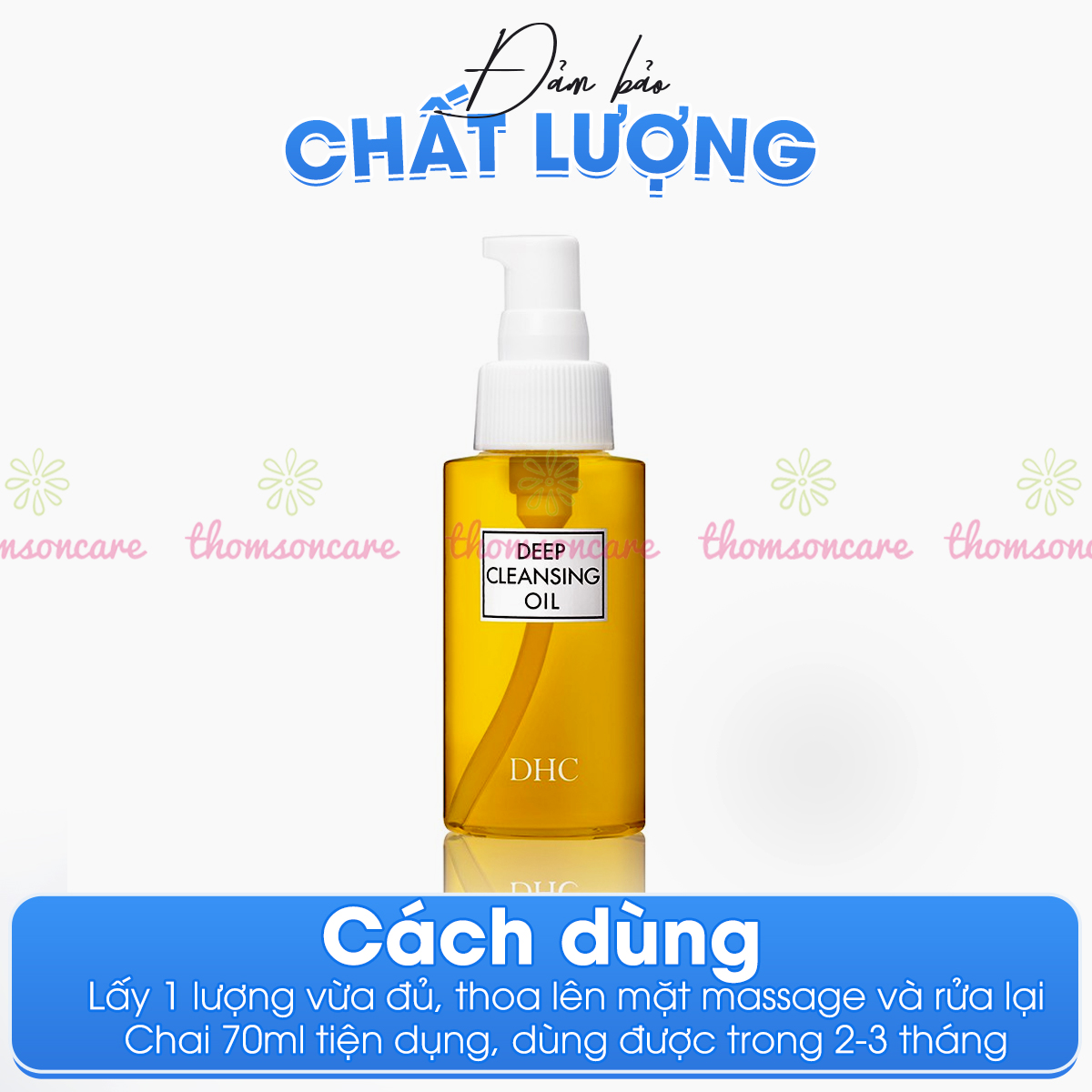 Dầu tẩy trang DHC chiết xuất từ Olive - Làm sạch sâu da, an toàn, lành tính chai - Hàng Chính Hãng Nhật Bản