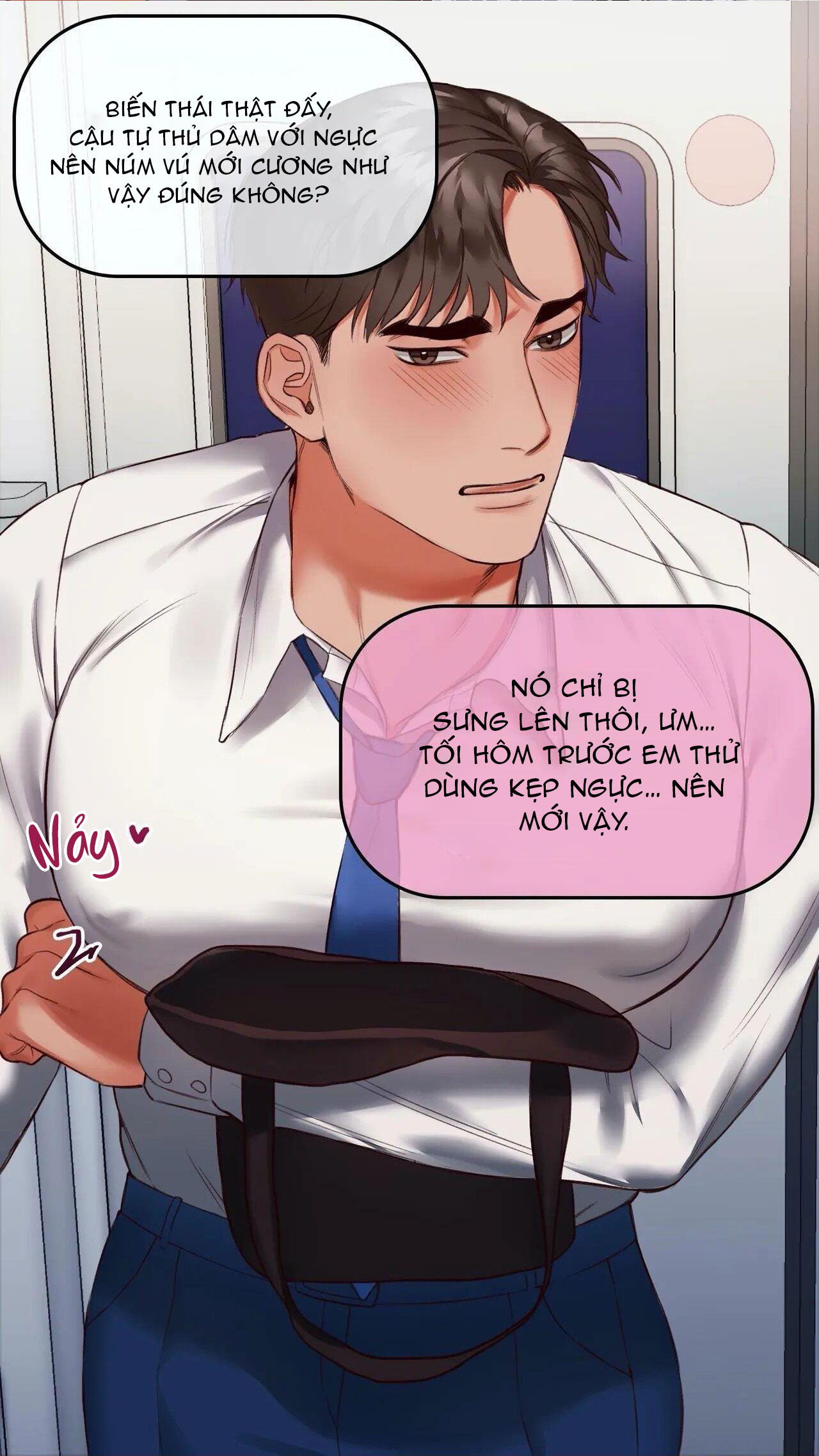 dạy dỗ đồng nghiệp ngực bự mới với sextoy chapter 3 12