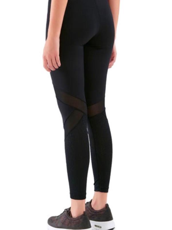 Quần Legging Oysho Leopard Leggings with Mesh Details- SIZE S