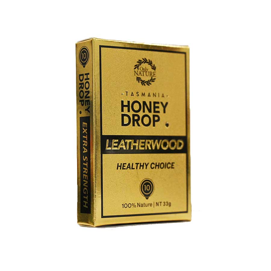 Kẹo Sả Mật Ong Honey Drop Leatherwood Only Nature Hộp 10 viên 33gr