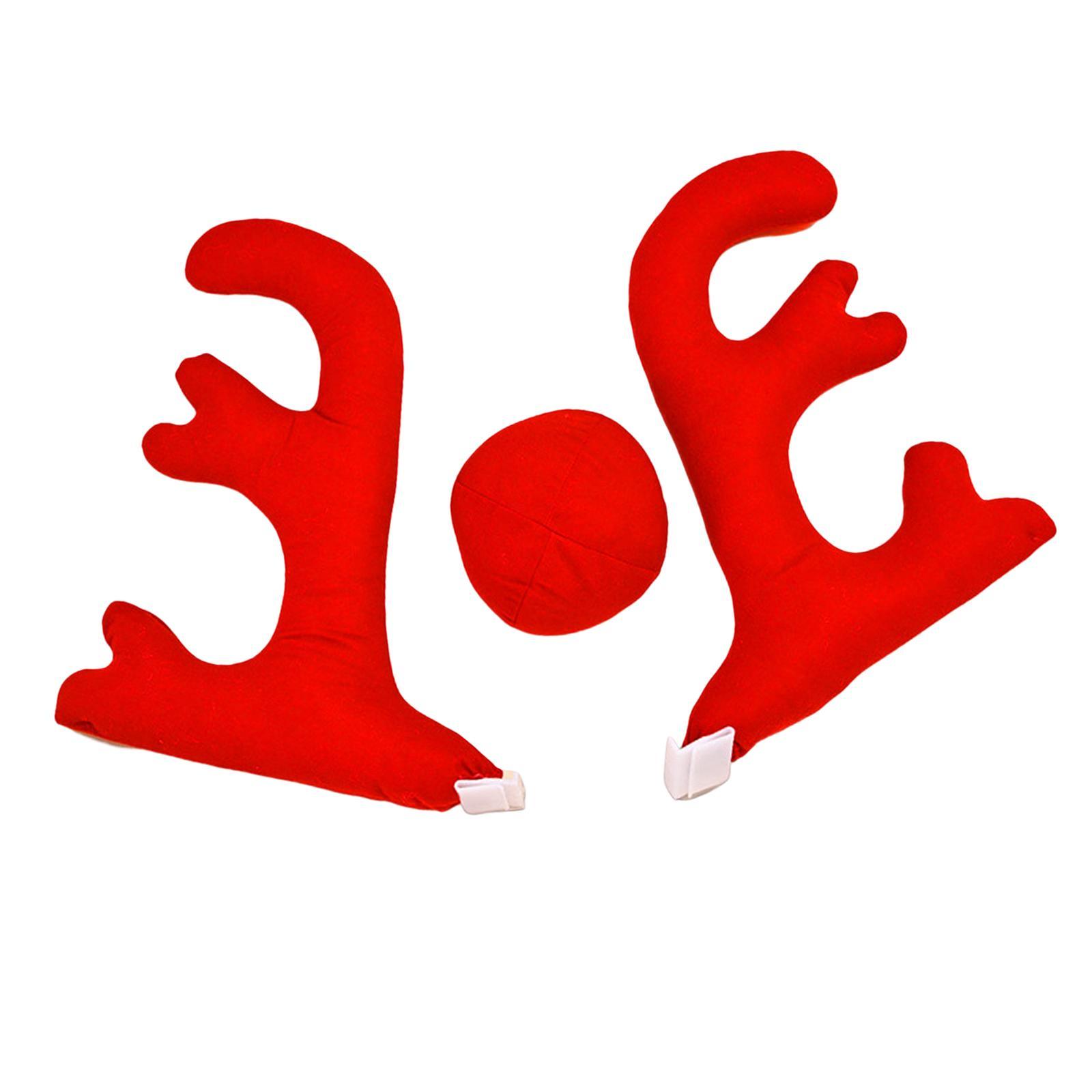 Car Antlers Nose Car Set Easy Installation Car Accessories for Roof Top