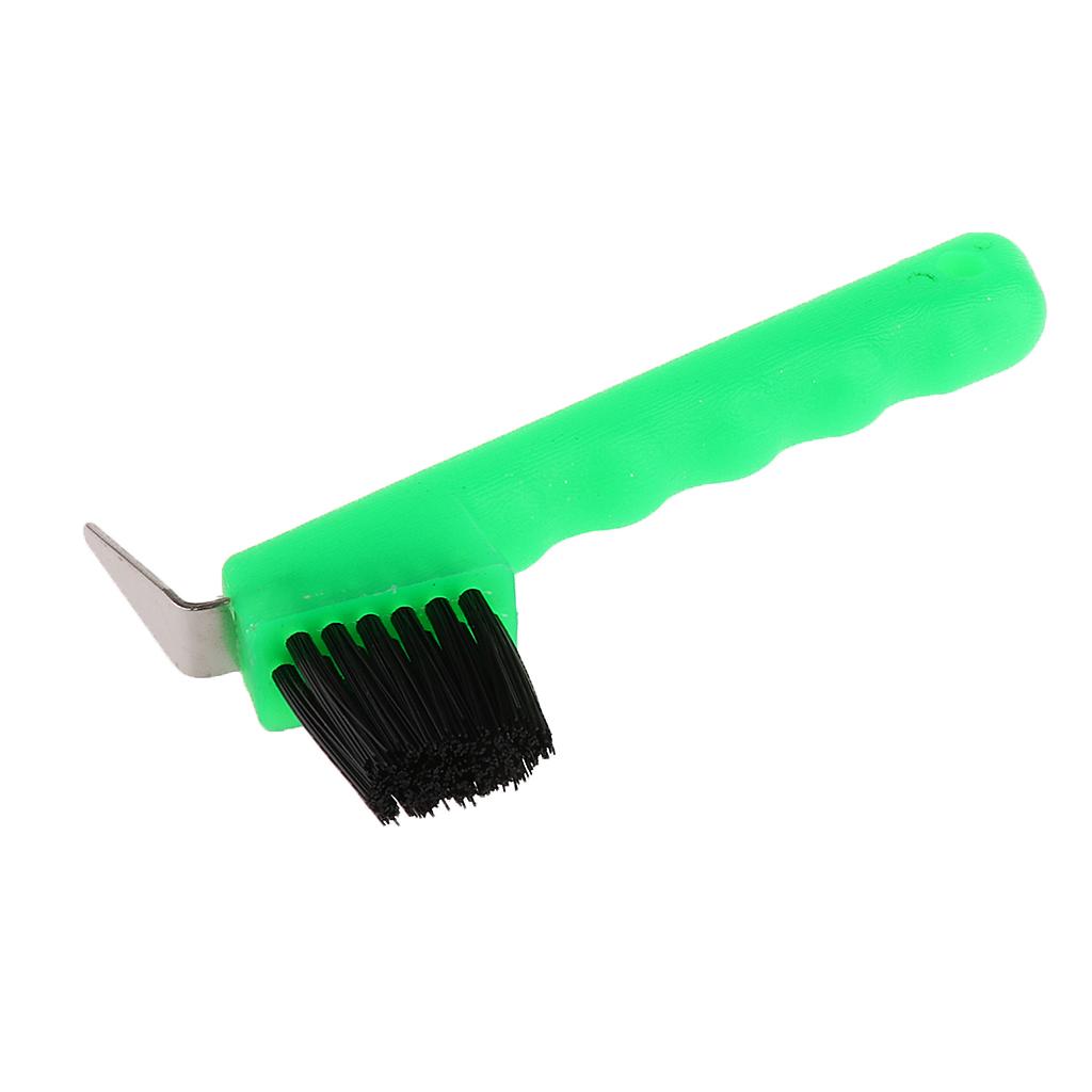 Hoof Pick with Brush Horse Grooming Equipment Tool Various Colors