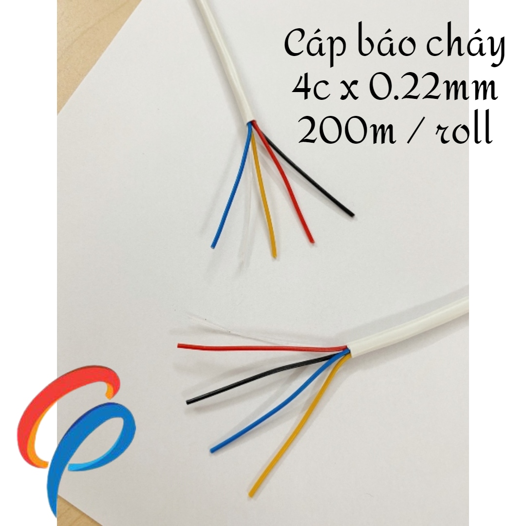 Cáp báo cháy Altek Kabel CBC-4x0.22mmcu điện áp 500 volt