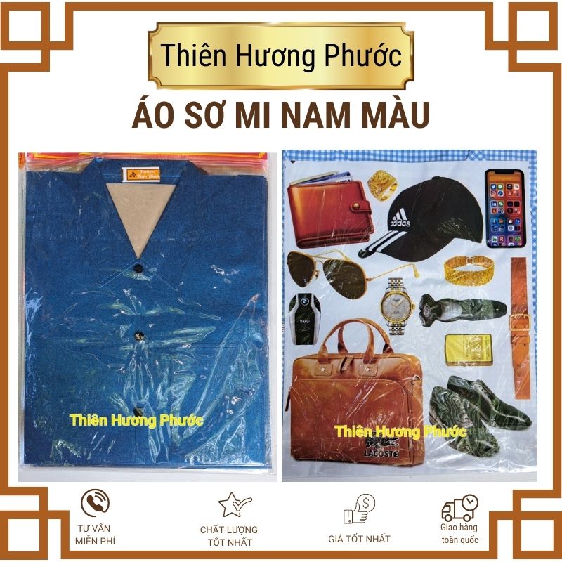 Quần áo sơ mi màu ông cao cấp