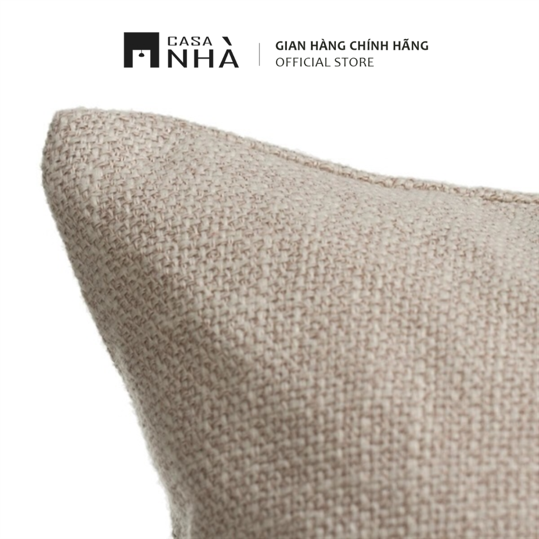 Gối vuông tựa lưng sofa 40x40cm MELL - Gối vuông decor, trang trí phòng khách, phòng ngủ
