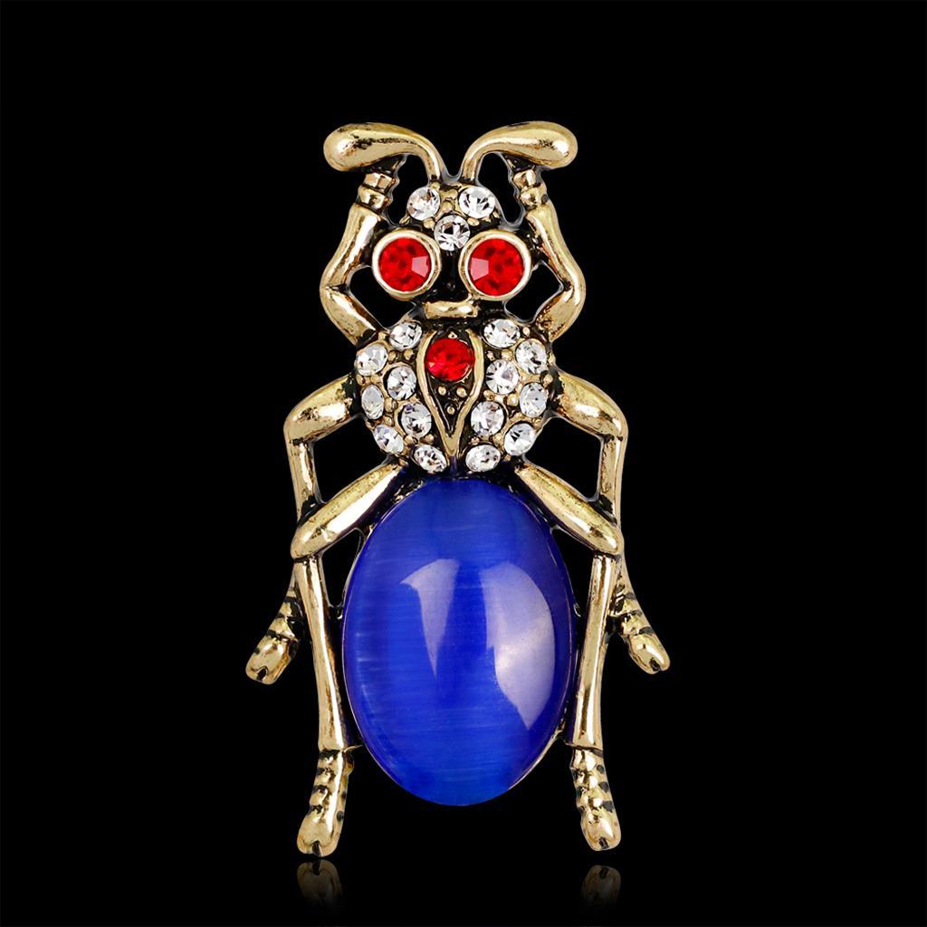 Charming Vintage Rhinestone Bee Brooch Pin Clothes Decor