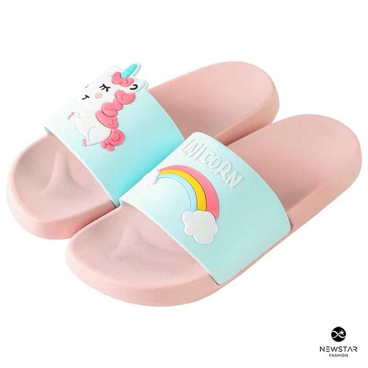 Dép Quai Ngang mềm chống trơn trượt đi mưa siu cute