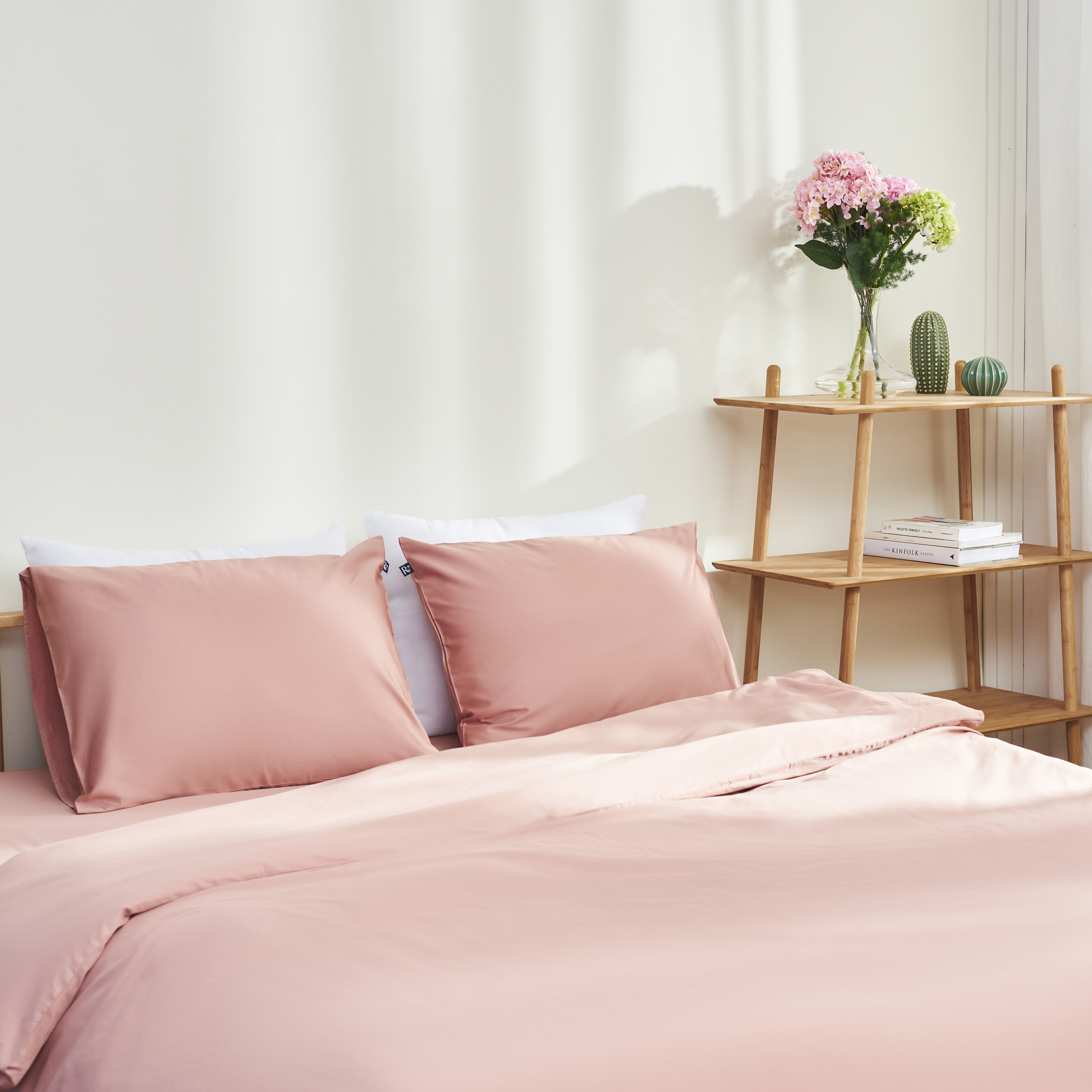 Bộ Ga Giường Cotton Sateen Cao Cấp Ru9 - Chất Liệu 100% Tự Nhiên | Bao Gồm 4 Món | 6 Kích Thước | Nhiều Màu Sắc