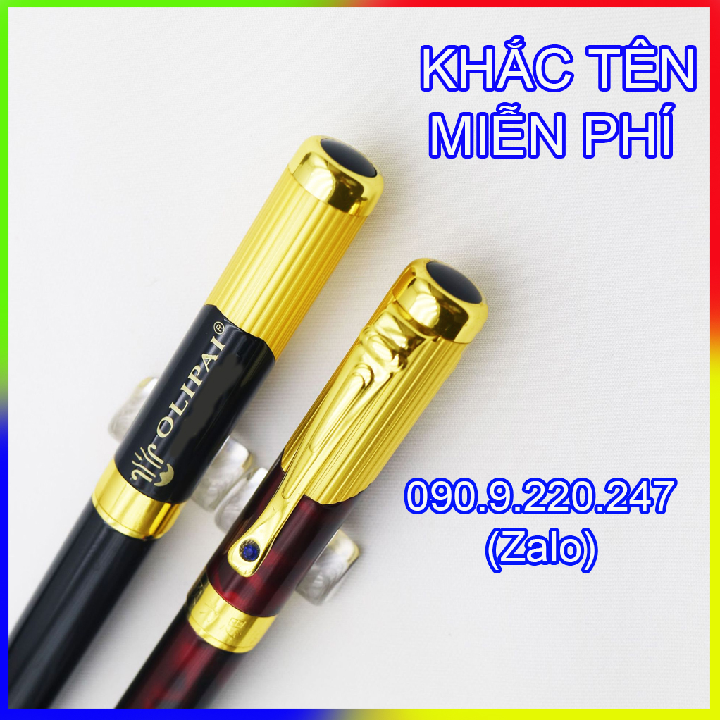 (Gift)Bút ký khắc tên cao cấp Doanh nhân LC008, mực mịn, đều ở mọi góc nghiêng