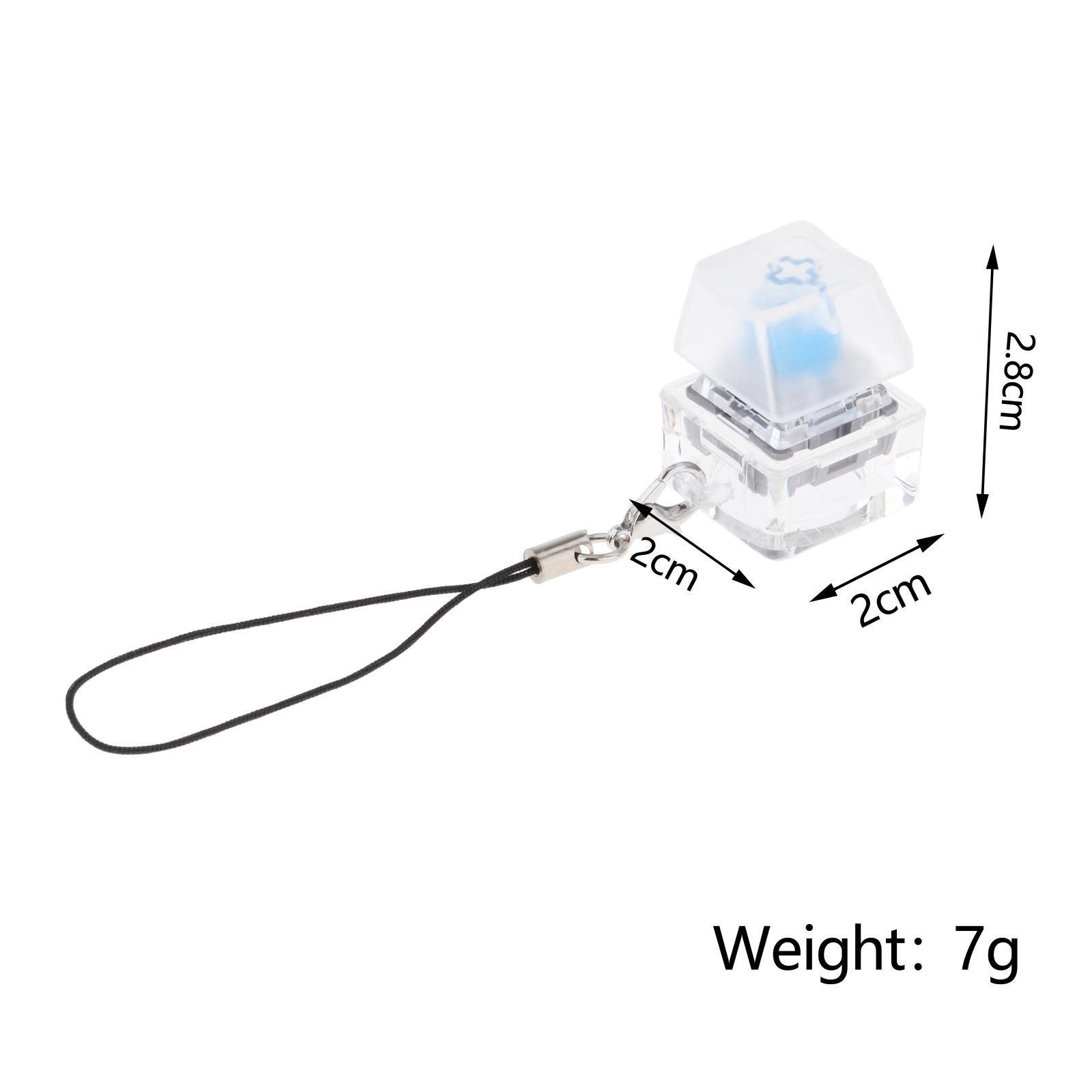 Mechanical Keyboard Switch Tester Pendant Key Rings Toy Decoration DIY