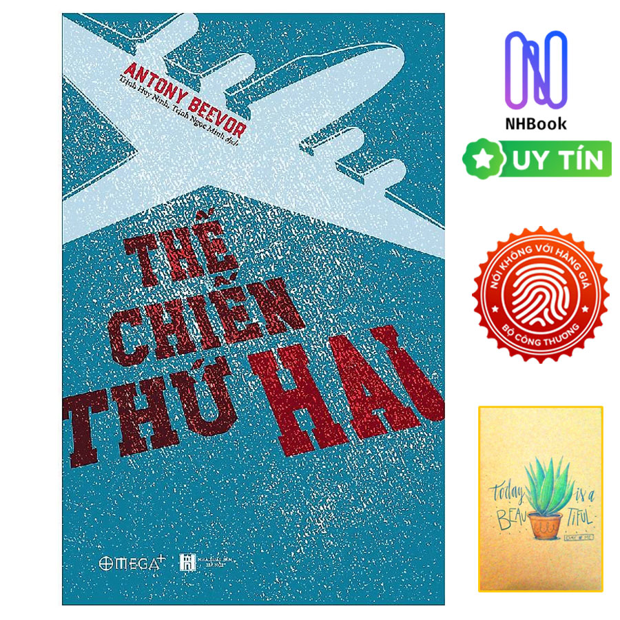 Sách Thế Chiến Thứ Hai (Antony Beevor)- Tặng sổ tay xương rồng