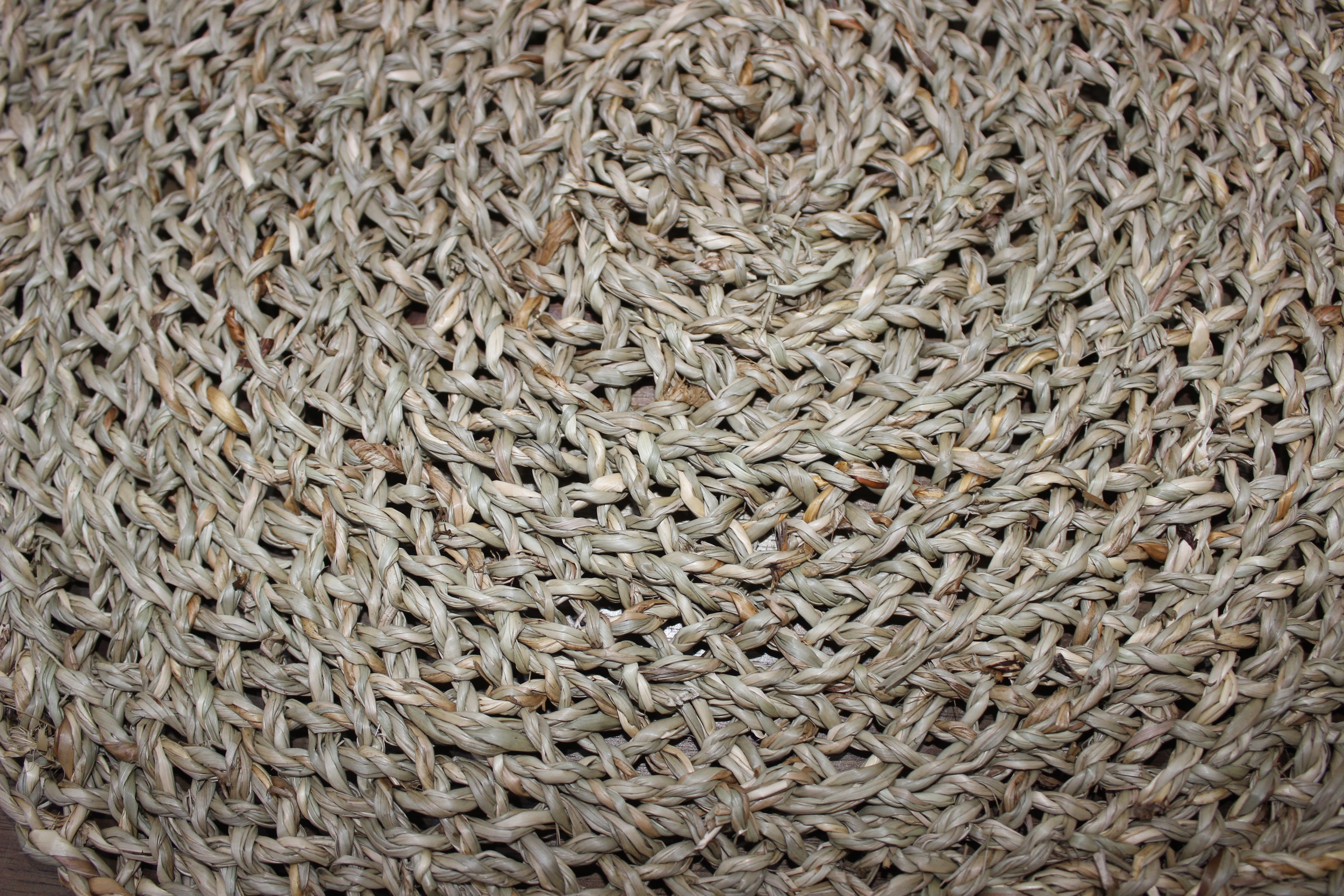 Combo 3 thảm tròn đan cói tự nhiên - BH2589A/1NA